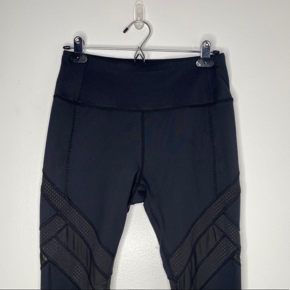 Avia Pants - Avia Mesh Insert Criss Cross Leggings